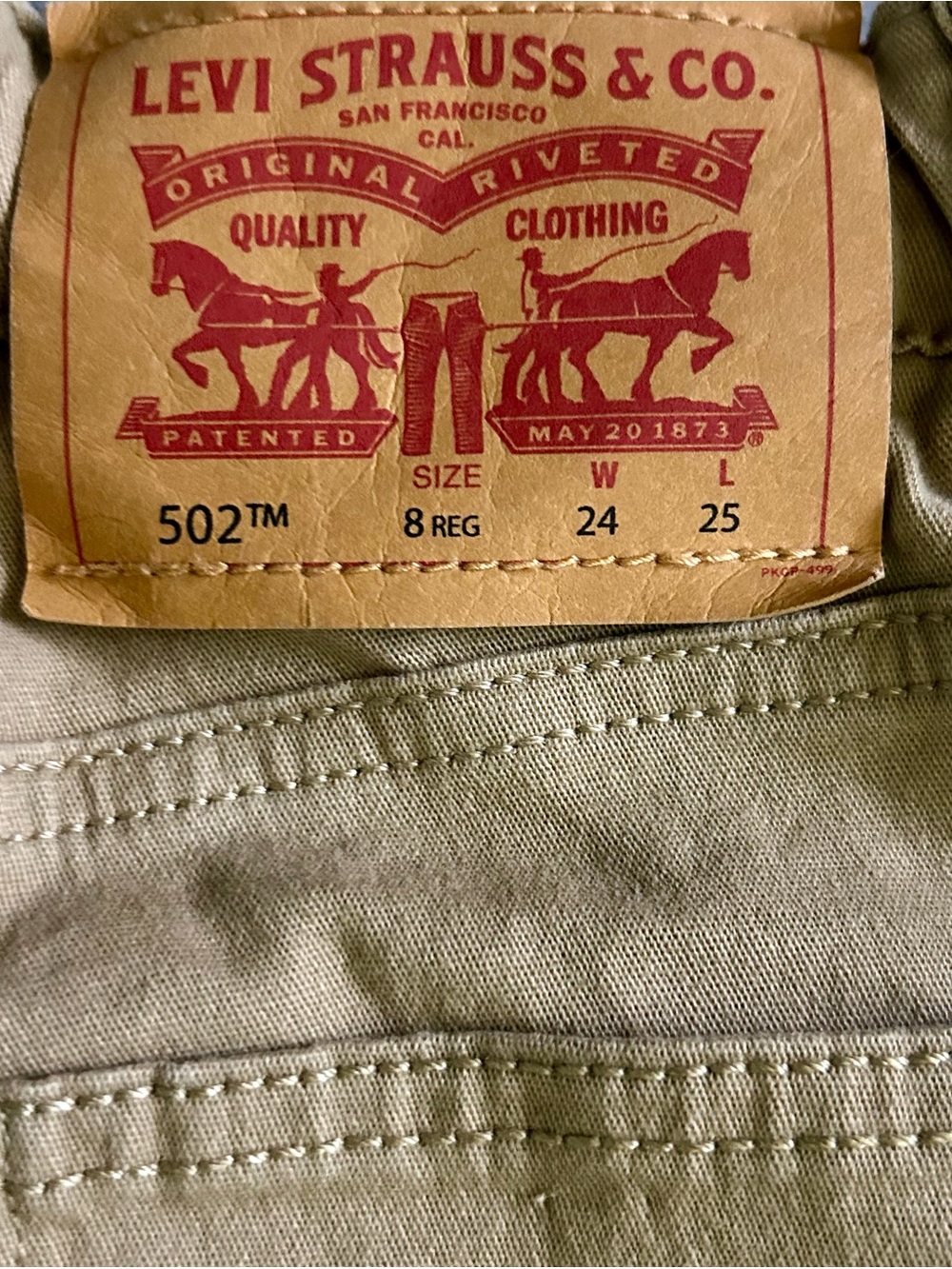 Levi’s Boys 502 Regular Taper Pants Bundle (Set of 2) Size 8 - Picture 11 of 13